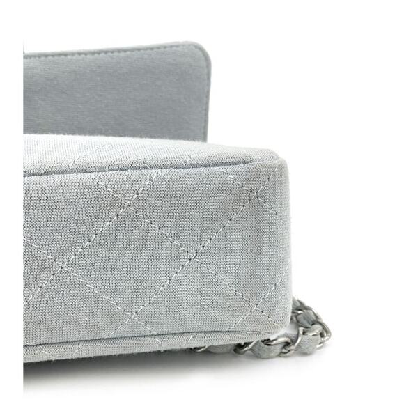 CHANEL Sky Blue Fabric Chain Shoulder Bag A-A9674 - Picture 11 of 11